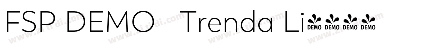 FSP DEMO   Trenda Li字体转换